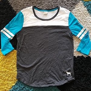 VICTORIA SECRET PINK HALF SLEEVE